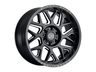 Black Rhino Reaper Gloss Black Milled 6-Lug Wheel; 20x11.5; -44mm Offset (16-24 Titan XD)