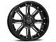 Black Rhino Sierra Gloss Black Milled 6-Lug Wheel; 20x10; -12mm Offset (16-24 Titan XD)