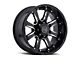 Black Rhino Sierra Gloss Black Milled 6-Lug Wheel; 20x9; 0mm Offset (16-24 Titan XD)