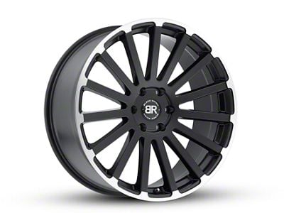 Black Rhino Spear Matte Black Machined 6-Lug Wheel; 20x9; 15mm Offset (16-24 Titan XD)