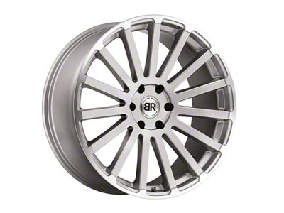 Black Rhino Spear Silver 6-Lug Wheel; 20x9; 0mm Offset (16-24 Titan XD)