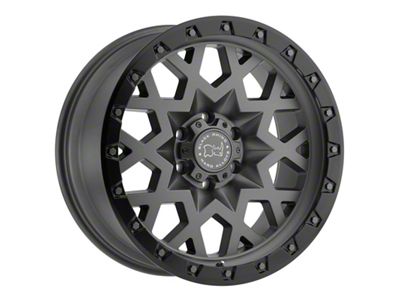 Black Rhino Sprocket Matte Gunmetal with Gloss Black Face 6-Lug Wheel; 18x9.5; -18mm Offset (16-24 Titan XD)