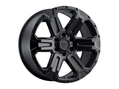 Black Rhino Wanaka Matte Black 6-Lug Wheel; 20x9; -18mm Offset (16-24 Titan XD)