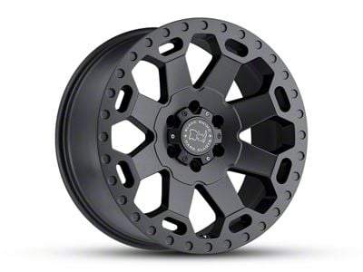 Black Rhino Warlord Matte Gunmetal 6-Lug Wheel; 18x9; -12mm Offset (16-24 Titan XD)