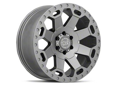 Black Rhino Warlord Matte Gunmetal 6-Lug Wheel; 20x9; 12mm Offset (16-24 Titan XD)