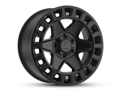 Black Rhino York Matte Black 6-Lug Wheel; 18x9; -12mm Offset (16-24 Titan XD)