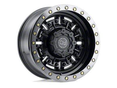 Black Rhino Abrams Gloss Gun Black with Machined Dark Tint 5-Lug Wheel; 18x9.5; 12mm Offset (14-21 Tundra)