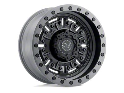 Black Rhino Abrams Textured Matte Gunmetal 5-Lug Wheel; 18x9.5; 12mm Offset (14-21 Tundra)