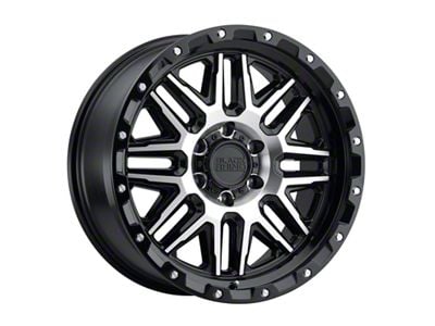 Black Rhino Alamo Gloss Black Machined with Stainless Bolts 6-Lug Wheel; 20x9; 12mm Offset (22-24 Tundra)