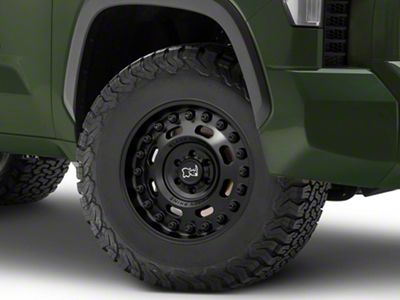 Black Rhino Axle Matte Black 6-Lug Wheel; 17x9.5; -18mm Offset (22-24 Tundra)