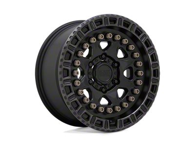 Black Rhino Carbine Matte Black with Machined Tinted Ring and Bronze Bolts 5-Lug Wheel; 18x9; 10mm Offset (14-21 Tundra)