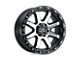 Black Rhino Coyote Gloss Black with Machined Face and Stainless Bolts 5-Lug Wheel; 20x9; 12mm Offset (14-21 Tundra)