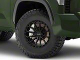 Black Rhino Kaizen Matte Black 6-Lug Wheel; 17x9.5; -12mm Offset (22-24 Tundra)