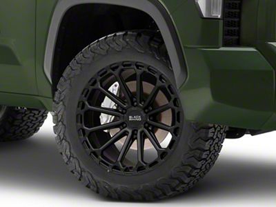 Black Rhino Kaizen Matte Black 6-Lug Wheel; 20x9.5; -18mm Offset (22-24 Tundra)