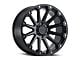 Black Rhino Pinnacle Semi Gloss Black with Gunmetal Bolts 6-Lug Wheel; 20x9; 12mm Offset (22-24 Tundra)