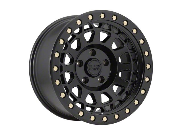 Black Rhino Primm Matte Black with Brass Bolts 5-Lug Wheel; 18x9.5; 12mm Offset (14-21 Tundra)