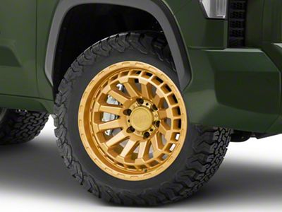 Black Rhino Raid Gold 6-Lug Wheel; 20x9.5; 12mm Offset (22-24 Tundra)