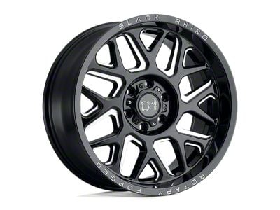 Black Rhino Reaper Gloss Black Milled 6-Lug Wheel; 20x9.5; -18mm Offset (22-24 Tundra)