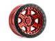 Black Rhino Reno Candy Red with Black Ring and Bolts 6-Lug Wheel; 18x9.5; -12mm Offset (22-24 Tundra)