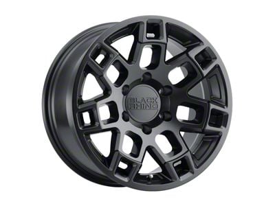 Black Rhino Ridge Matte Black 6-Lug Wheel; 17x8.5; 0mm Offset (22-24 Tundra)