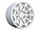 Black Rhino Rotor Gloss Silver with Mirror Cut Face 5-Lug Wheel; 20x9; 12mm Offset (14-21 Tundra)