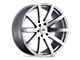 Black Rhino Traverse Silver with Machine Cut Face 5-Lug Wheel; 22x9.5; 30mm Offset (14-21 Tundra)