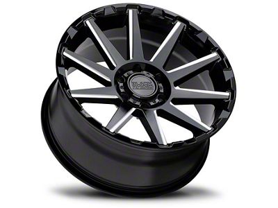 Black Rhino Typhoon Gloss Black Milled 6-Lug Wheel; 20x9.5; -18mm Offset (22-24 Tundra)