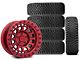 17x9 Black Rhino Primm Wheel & 35in Atturo All-Terrain Trail Blade X/T Tire Package; Set of 5 (18-24 Jeep Wrangler JL)