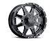 Black Rock Wheels Fury I Gloss Black Milled 6-Lug Wheel; 20x10; 24mm Offset (2024 Tacoma)