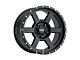 Black Rock Wheels Invasion Matte Black 6-Lug Wheel; 17x9; 0mm Offset (2024 Tacoma)