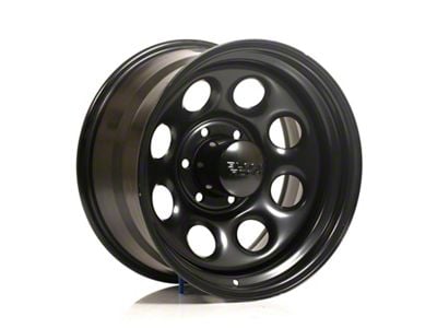 Black Rock Wheels Type 8 Matte Black 6-Lug Wheel; 17x9; -12mm Offset (2024 Tacoma)