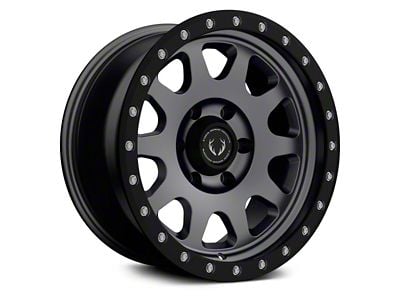 Blackhorn Offroad BH02 Gunmetal with Black Lip 6-Lug Wheel; 17x9; 12mm Offset (05-15 Tacoma)