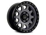 Blackhorn Offroad BH02 Gunmetal with Black Lip 6-Lug Wheel; 17x9; 12mm Offset (10-24 4Runner)