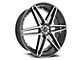 Blade Luxury RT-451 Bendetta Gloss Black and Machined 6-Lug Wheel; 26x9.5; 25mm Offset (22-24 Bronco Raptor)