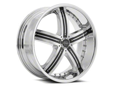 Blade Luxury BL-404 Raider Chrome Wheel; 22x8.5; 35mm Offset (84-01 Jeep Cherokee XJ)