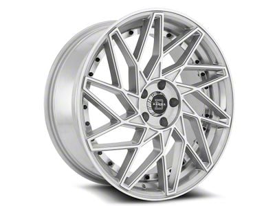 Blade Luxury RT-455 Venzo Silver and Machined Wheel; 20x8.5; 35mm Offset (84-01 Jeep Cherokee XJ)