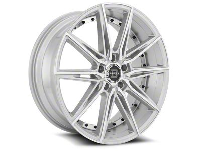 Blade Luxury RT-459 Barrett Silver and Machined Wheel; 22x8.5; 35mm Offset (93-98 Jeep Grand Cherokee ZJ)