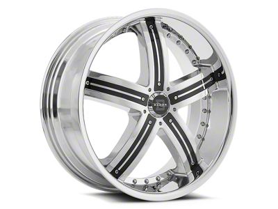 Blade Luxury BL-404 Raider Chrome Wheel; 22x8.5; 35mm Offset (87-95 Jeep Wrangler YJ)