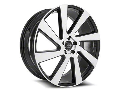 Blade Luxury BL-406 Napo Gloss Black and Milled 6-Lug Wheel; 26x9.5; 25mm Offset (16-24 Titan XD)