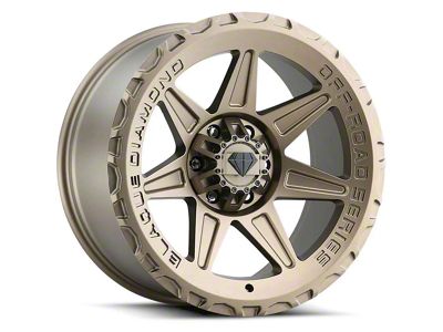 Blaque Diamond Wheels BD-O102 Matte Bronze 6-Lug Wheel; 18x9; -12mm Offset (04-15 Titan)