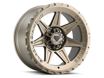 Blaque Diamond Wheels BD-O102 Matte Bronze 6-Lug Wheel; 20x10; -18mm Offset (04-15 Titan)