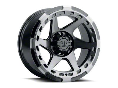 Blaque Diamond Wheels BD-O728 Gloss Black with Machine Face 6-Lug Wheel; 20x10; 1mm Offset (04-15 Titan)