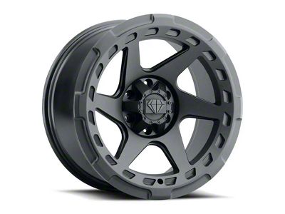 Blaque Diamond Wheels BD-O728 Matte Textured Black 6-Lug Wheel; 18x9; -12mm Offset (04-15 Titan)