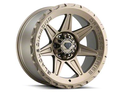 Blaque Diamond Wheels BD-O102 Matte Bronze 6-Lug Wheel; 20x10; 1mm Offset (05-15 Tacoma)