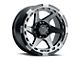 Blaque Diamond Wheels BD-O728 Gloss Black with Machine Face 6-Lug Wheel; 17x9; -12mm Offset (05-15 Tacoma)