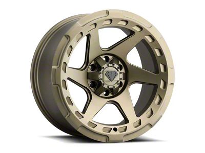 Blaque Diamond Wheels BD-O728 Matte Bronze 6-Lug Wheel; 17x9; -12mm Offset (05-15 Tacoma)