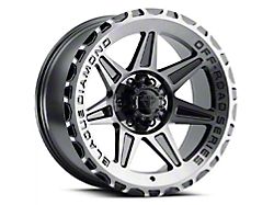 Blaque Diamond Wheels BD-O102 Gloss Black with Machine Face 6-Lug Wheel; 20x10; -18mm Offset (16-23 Tacoma)