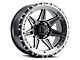 Blaque Diamond Wheels BD-O102 Gloss Black with Machine Face Wheel; 17x9 (20-24 Jeep Gladiator JT)