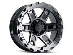Blaque Diamond Wheels BD-O801 Gloss Black with Machine Face Wheel; 18x9 (22-24 Jeep Grand Cherokee WL)