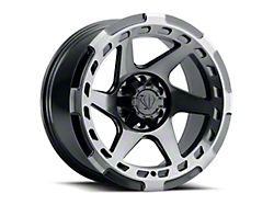 Blaque Diamond Wheels BD-O728 Gloss Black with Machine Face Wheel; 18x9 (05-10 Jeep Grand Cherokee WK)
